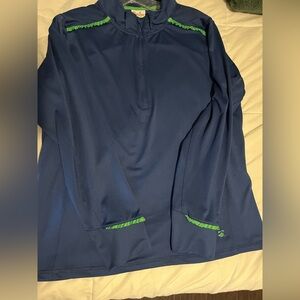 Birdies Navy and Lime Top